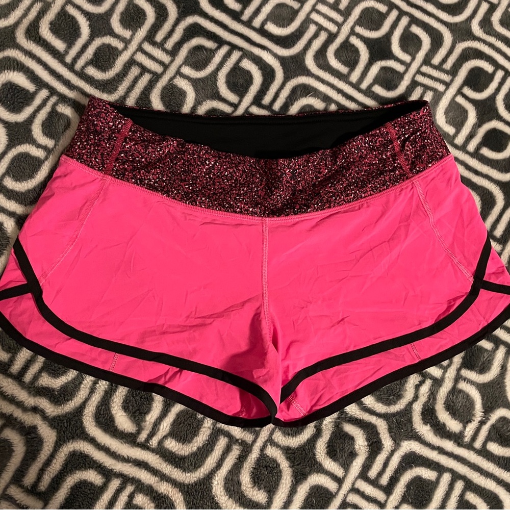 Lululemon Athletica Speed Shorts Raspberry Glo